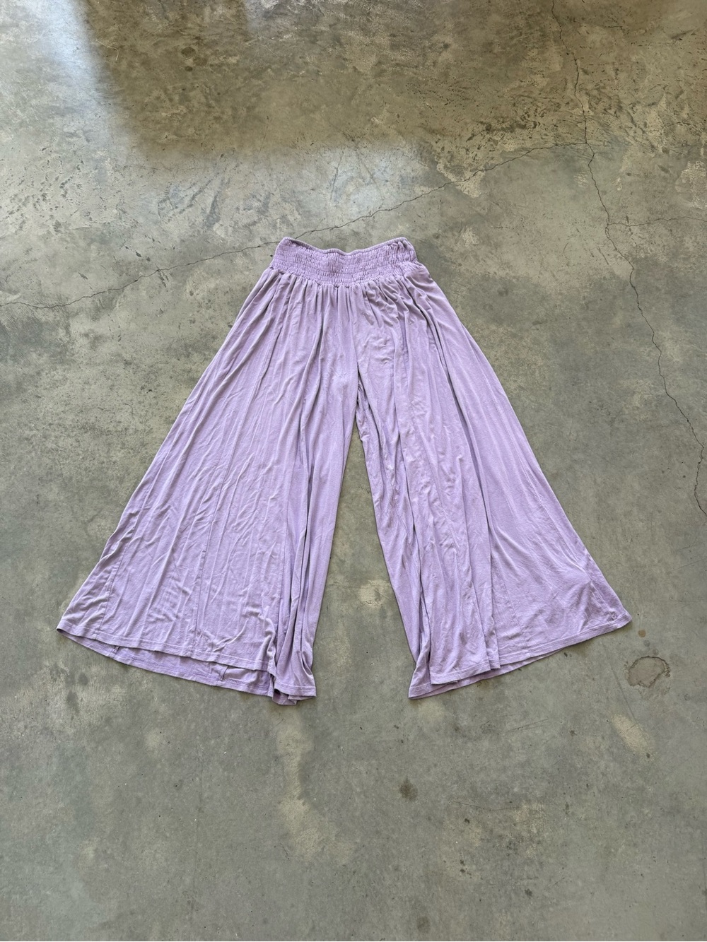 EARTHBOUND Lavender Wide-Leg Palazzo Pants